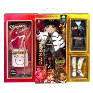 Rainbow High Rockstar Lyric Lucas Fashion Doll Special Edition, New in Box